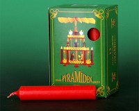 Kerzen für Pyramide Erzgebirge Wachskerzen Pyramidenkerzen große Seiffen günstig kaufen Pyramidenkerze Teelicht für Weihnachtspyramide große Flamme viel mehr Wärme Pyramiden dreht schlecht