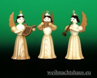 Engel Erzgebirge Kuhnert Neuheit Kuhnertengel aus Holz Neuheiten natur Langrockengel günstig kaufen