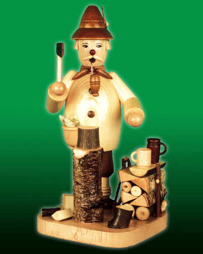Räuchermann Erzgebirge Holz Räuchermännchen Räucherfigur Räuchermänner Holzhacker Holzmichel
