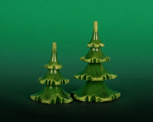 Hubrig Baum aus Holz Tannen für Hubrigfiguren Sommerbeum 2er Set