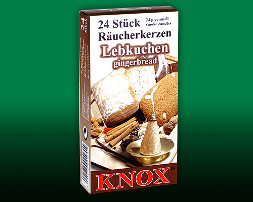 Räucherkerzen Lebkuchen Pfefferkuchen Knox Erzgebirge Räucherkegel Räucherstäbchen kaufen