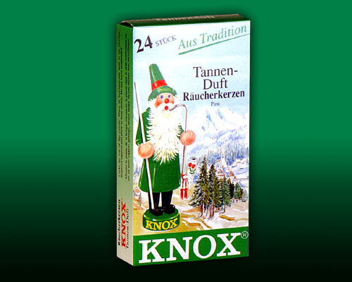 Räucherkerzen Tanne von Knox aus dem Erzgebirge