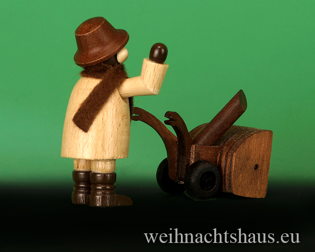 Winterkinder Erzgebirge Thiel Neuheit Schneefräse günstig kaufen