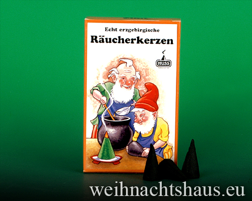 Huss Räucherkerzen Neuheit Zimt Erzgebirge Neudorfer Räucherkerzchen Duft 