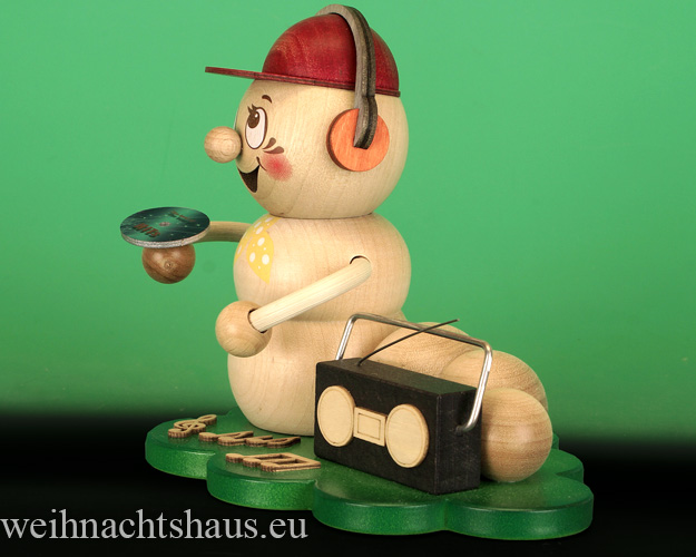 Räuchermann Radio CD Sound Räucherwurm Erzgebirge Ohrwurm  kaufen