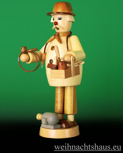 Räuchermann Elektriker Erzgebirge Elektromechaniker Neuheit Räucherfigur