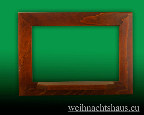 Dekorahmen Rahmen Holz Wandrahmen Fichtenholzrahmen braun Rahmendekoration