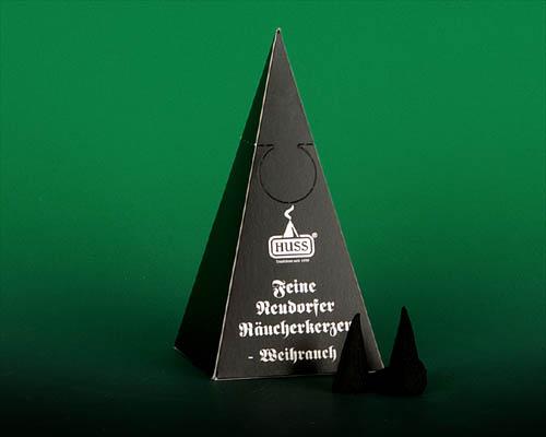 Huss Räucherkerzen Erzgebirge Kegelspender Neudorfer Räucherkerzchen Weihrauch