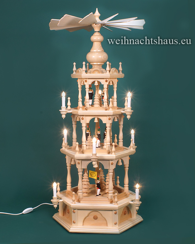 Weihnachtspyramide Bergmann elektrisch Weihnachtspyramiden Pyramide Erzgebirge