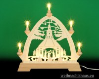 Lichterspitze Seiffen Erzgebirge Seiffener Kirche Spitze mit Lichter Schwibbogenspitze gotisch Taulin