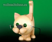 Brillenhalter Halter Ständer Brillen Halterung Katze Brillenständer aus Holz Katze Geschenk Brillenträger