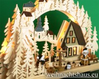 Doppelschwibbogen Doppelter Schwibbogen Schwibbogen Weihnacht Erzgebirge Weihnachtsmann