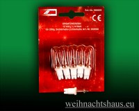 Seiffen Weihnachtshaus - Ersatzglühbirnen für Doppelschwibbogen Steckbirnen 12V - Bild 1