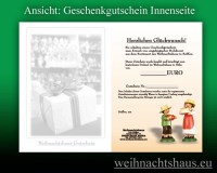 Seiffen Weihnachtshaus - Gutschein 40,00 - Bild 2