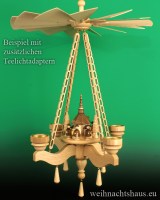 Hängepyramide Hängeleuchter Seiffener Kirche innenbeleuchtet Seiffen Erzgebirge Unger