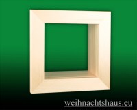 Wandrahmen Dekorahmen Holz Kastenrahmen weiß Rahmen aus Holz für Deko Dekoration Seiffen Werksverkauf