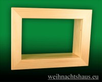 Bilderrahmen Holz Wandrahmen Holzrahmen Kastenrahmen natur Rahmen aus Holz Dekorahmen