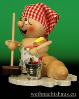 Räucherfrau putzen Putzfrau Räucherwurm Erzgebirge Putzwurm-Rosi Kuhnert kaufen