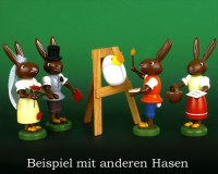 Osterhasen Erzgebirge aus Holz Erzgebirge Osterhasen