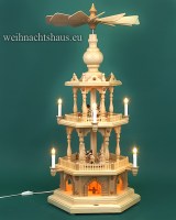 Weihnachtspyramide Erzgebirge elektrisch beleuchtet Weihnachtspyramiden Pyramide Seiffen Werksverkauf