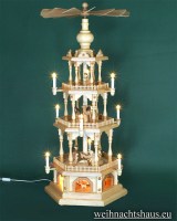 Weihnachtspyramide elektrisch Erzgebirge Krippe Christi Geburt Pyramiden groß