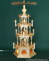 Weihnachtspyramide elektrisch Erzgebirge Pyramiden Weihnacht Pyramide beleuchtet