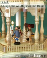 Weihnachtspyramide elektrisch 4 Stock große Pyramide Erzgebirge Seiffen