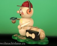 Räuchermann Radio CD Sound Räucherwurm Erzgebirge Ohrwurm  kaufen