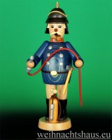 Räuchermann Feuerwehrmann Räuchermännchen Feuerwehr Brandschutz Werksverkauf Erzgebirge Geschenk für Feuerwehrmänner