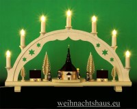 Schwibbogen Seiffen Kirche innen beleuchtet Seiffener Kirchen günstig kaufen