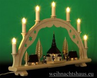 Schwibbogen Seiffener kirche Innen beleuchtete Kirchen Seiffen innenbeleuchtete Schwibbögendeko