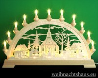 Schwibbogen Erzgebirge Seiffen Seiffener Schwibbögen Seiffner Kirche Schwibbogendeko Kirchenschwibbogen traditionell Schwibbogenkirche traditionelle Erzgebirgische hochwertig Kirchenschwibbogendeko Dorf Markt Weihnachtsmarkt Lichterbogen Holz Lichter M