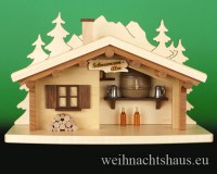 Schneemann Alm Erzgebirge Räucherhaus Erz für Schneemänner Neuheiten Neuheit Räucherhäuser in Seiffen kaufen