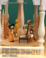 Weihnachtspyramide modern Krippe elektrisch Pyramide beleuchtet Erzgebirge Seiffen kaufen