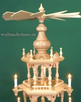 Weihnachtspyramide groß ohne Figuren Pyramide elektrisch beleuchtet Zaun ohne Figuren leer keine Bestückung selber bestücken