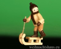 Thiel Romy Figuren Erzgebirge Winterkinder natur Winterkind Rommy Thiele Rodelkunst kaufen Neuheiten Rommys Thieles Winter Kinder Deutschneudorf Seiffen