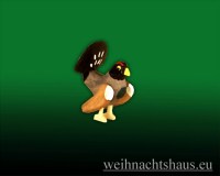 Geschnitzte Tiere aus Holz Auerhahn Handgeschnitzt